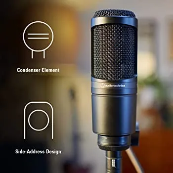 Audio-Technica AT2020 Cardioid Condenser Studio XLR Mic - image 2