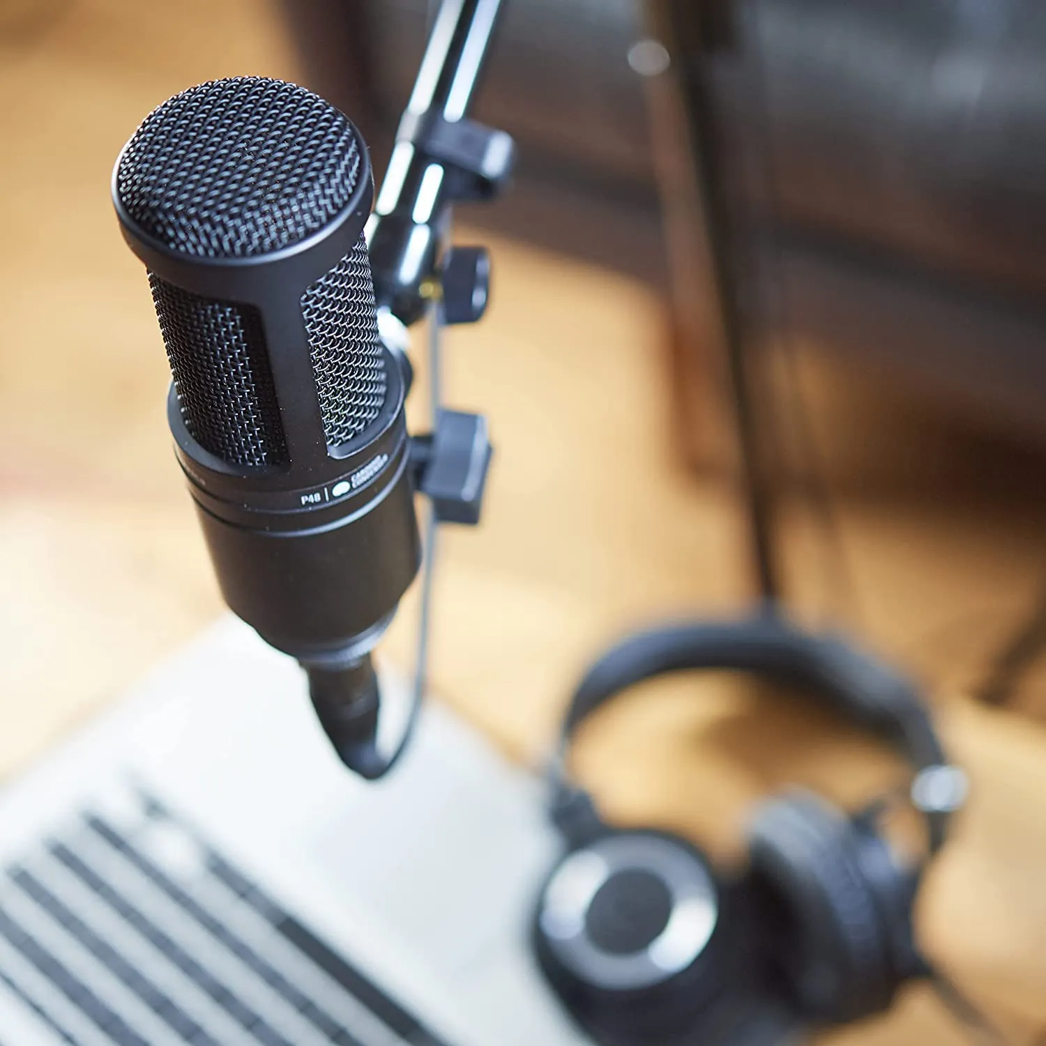 Audio-Technica AT2020 Cardioid Condenser Studio XLR Mic - image 5
