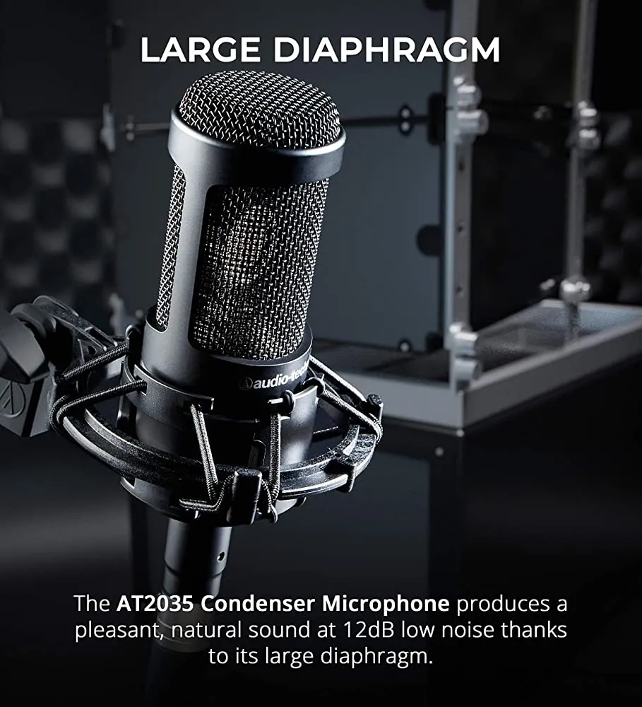 Audio-Technica AT2035 Cardioid Condenser Microphone - image 4