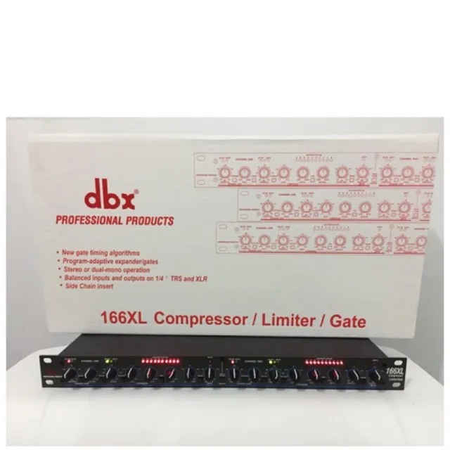 dbx 166XL Stereo Compressor Limiter Gate - image 2
