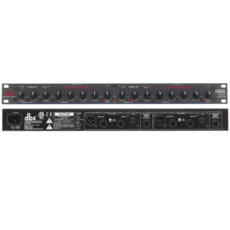 dbx 166XL Stereo Compressor Limiter Gate - image 4
