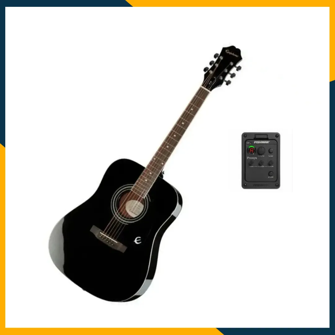 Epiphone Song Maker DR100 Solid Top Gloss Finish Semi-Acoustic