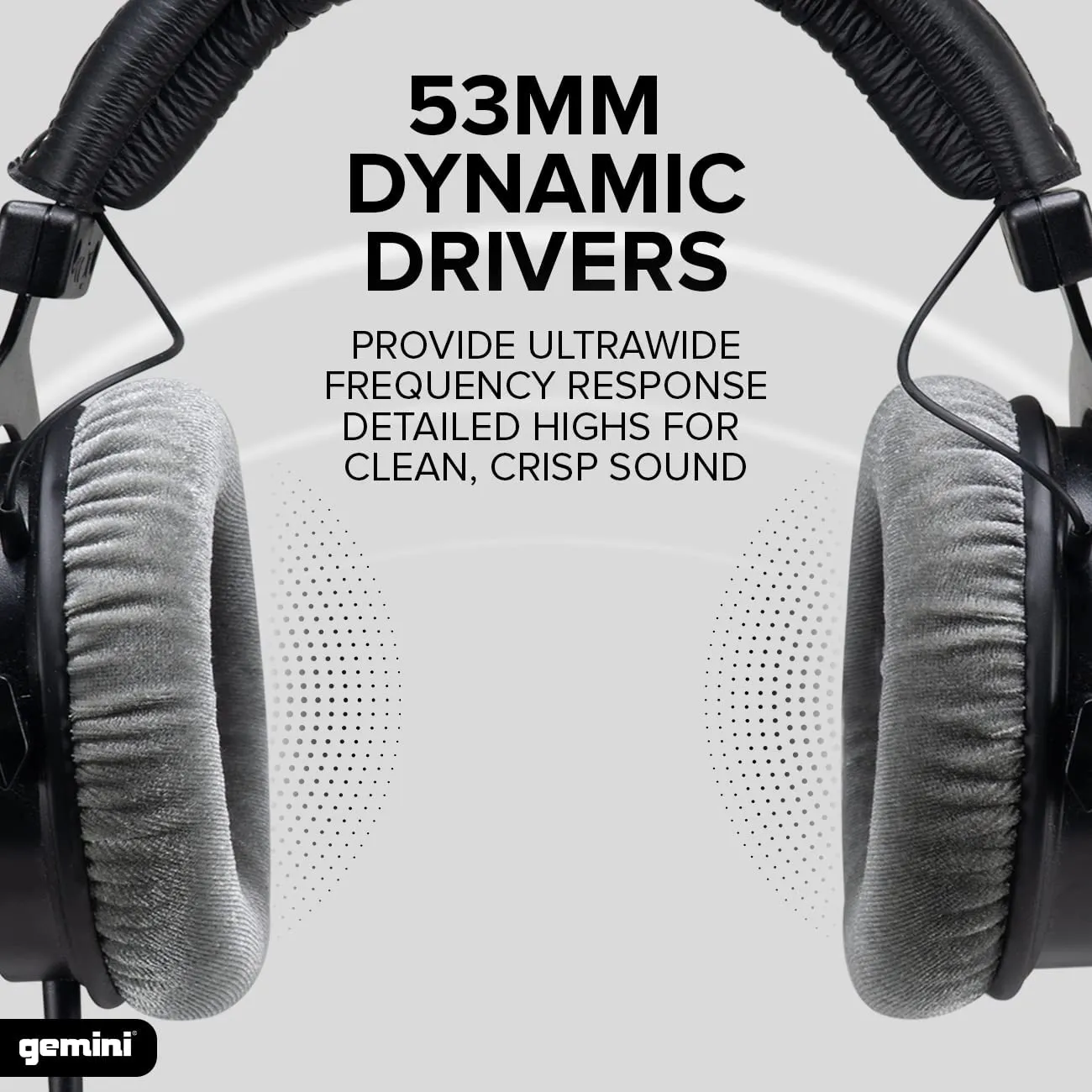 Gemini Sound DJX-1000 DJ Mixing Studio Headphones - image 2