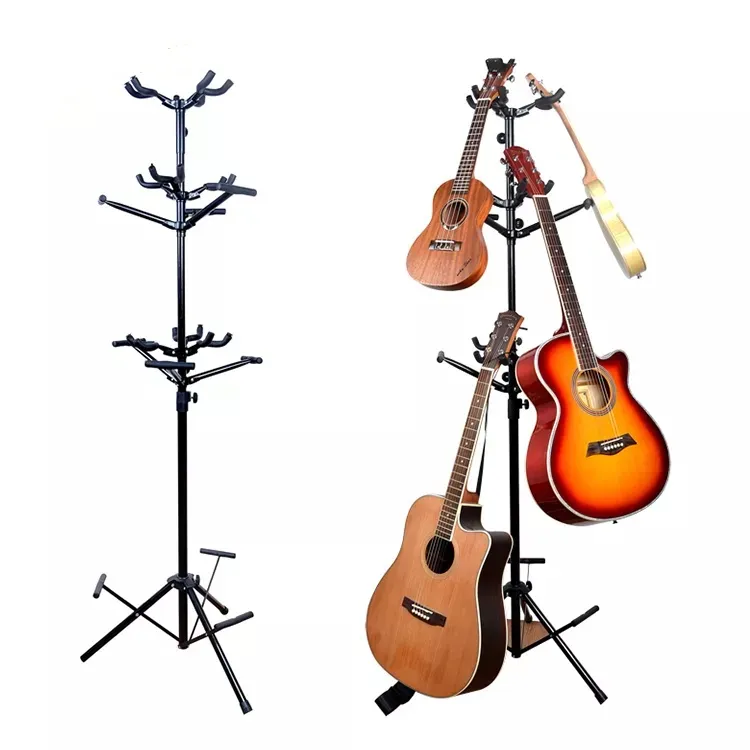 Black Guitar Stand Nine-Headed Vertical Multiple Display - image 2