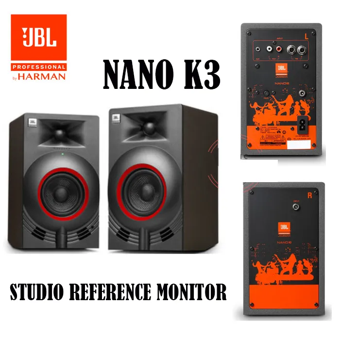 JBL Professional NANO K3-3" Full-range Powered Studio Monitors