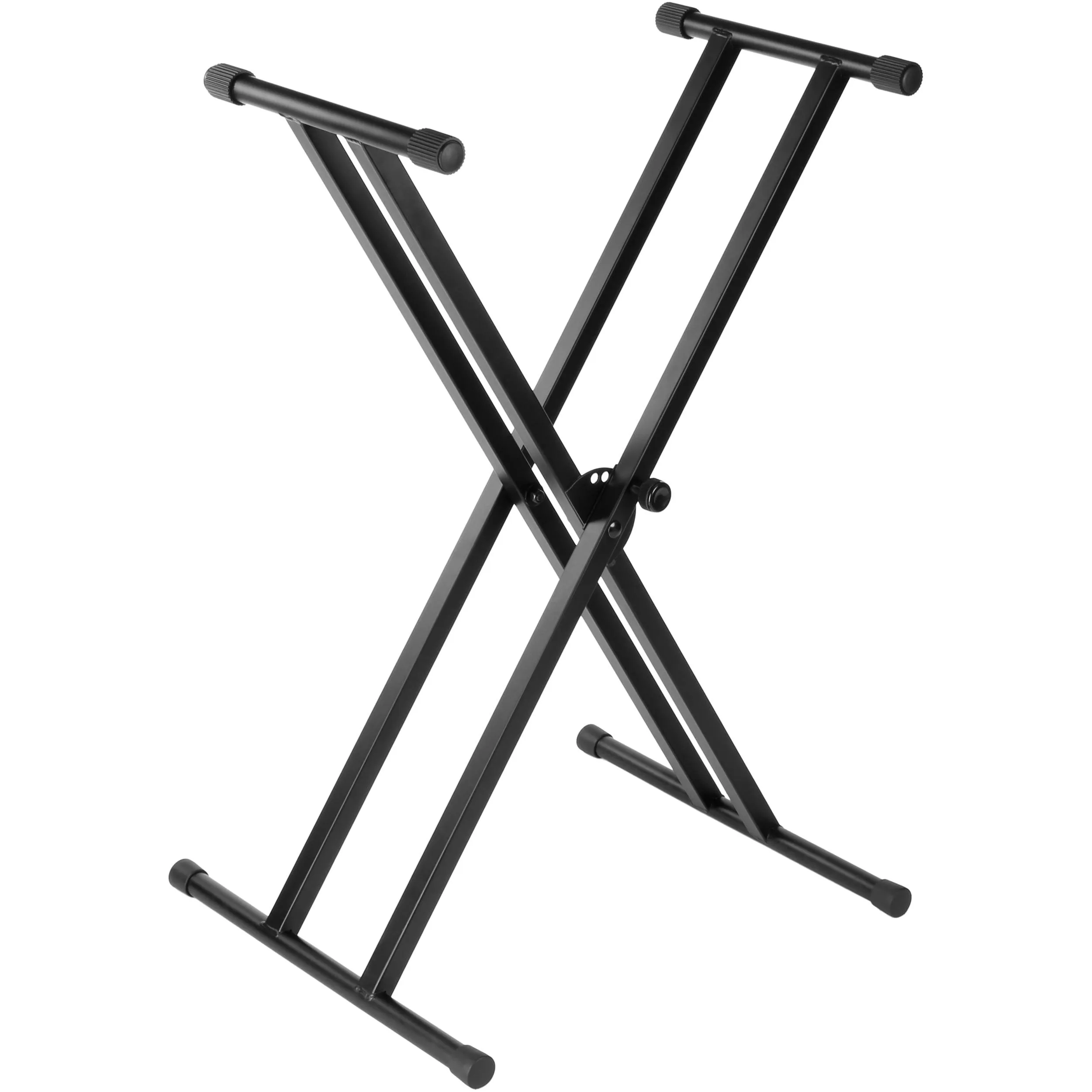 Generic Keyboard Stand Portable Double Bar Heavy Duty Black - image 3