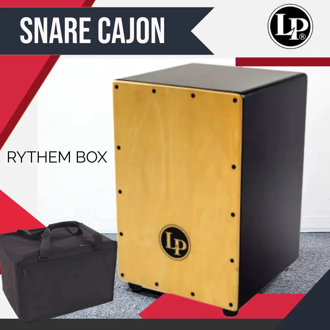 LP Festivo Cajon Rhythm Box Black with Free Bag