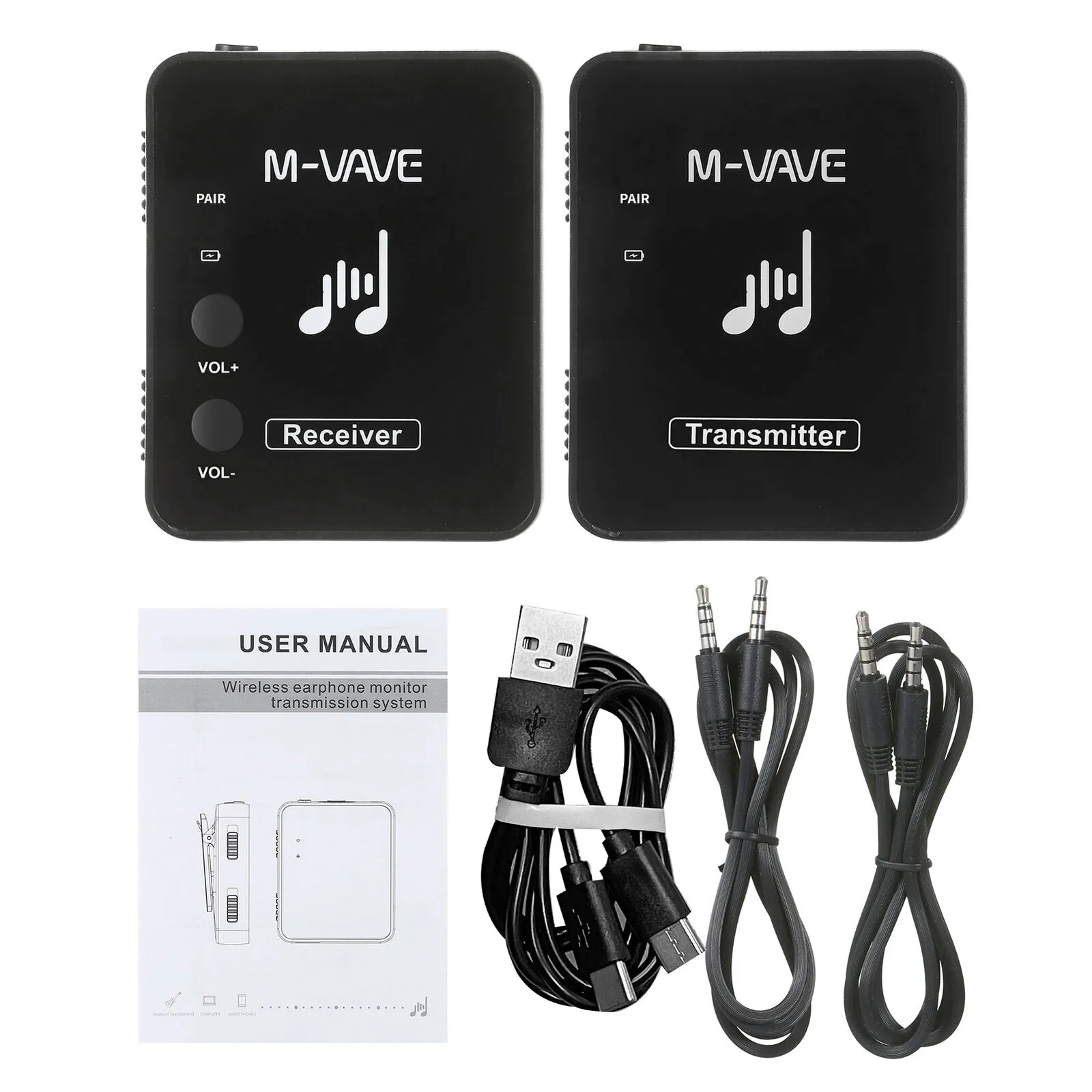 M-VAVE WP-10 2.4GHz Wireless In-Ear Monitor System - image 7