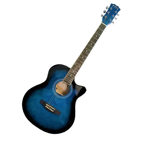 Martin Lee 40 Semi Acoustic Cutaway Guitar Black - image 4