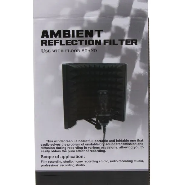 Generic Microphone Shield Absorbent Foam Soundproof - image 2