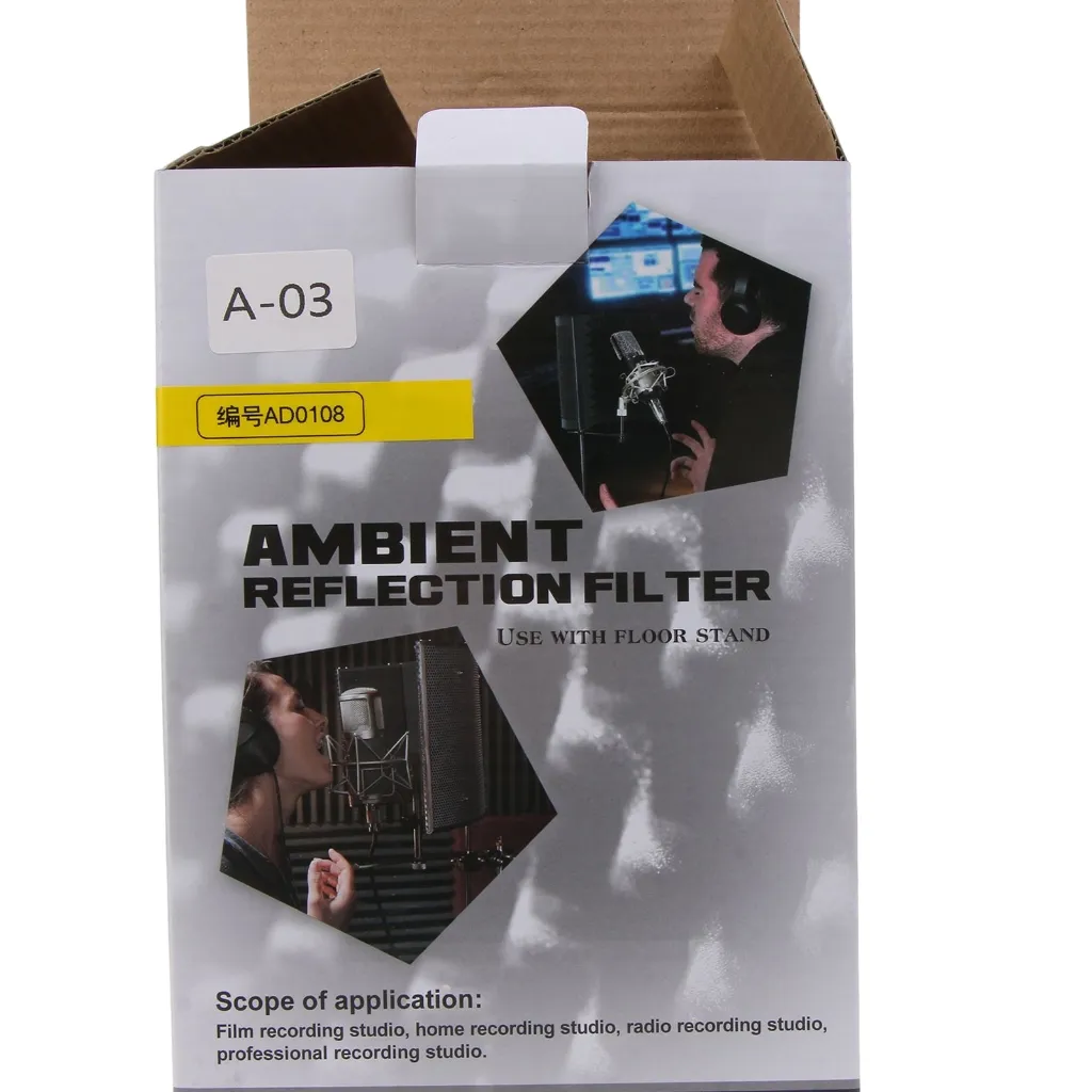 Generic Microphone Shield Absorbent Foam Soundproof - image 3