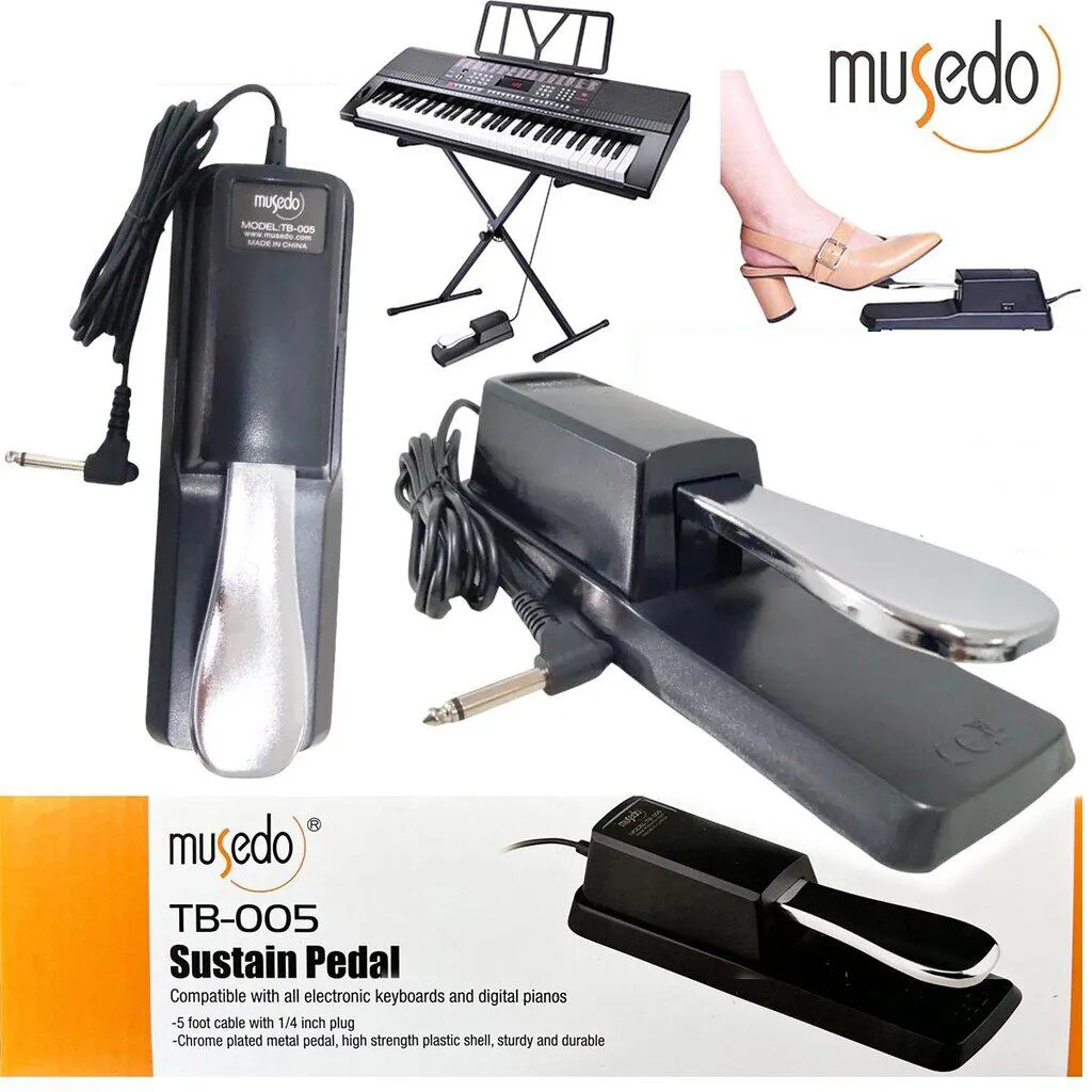 Musedo TB-005 Sustain Pedal for Electronic Keyboards - image 2