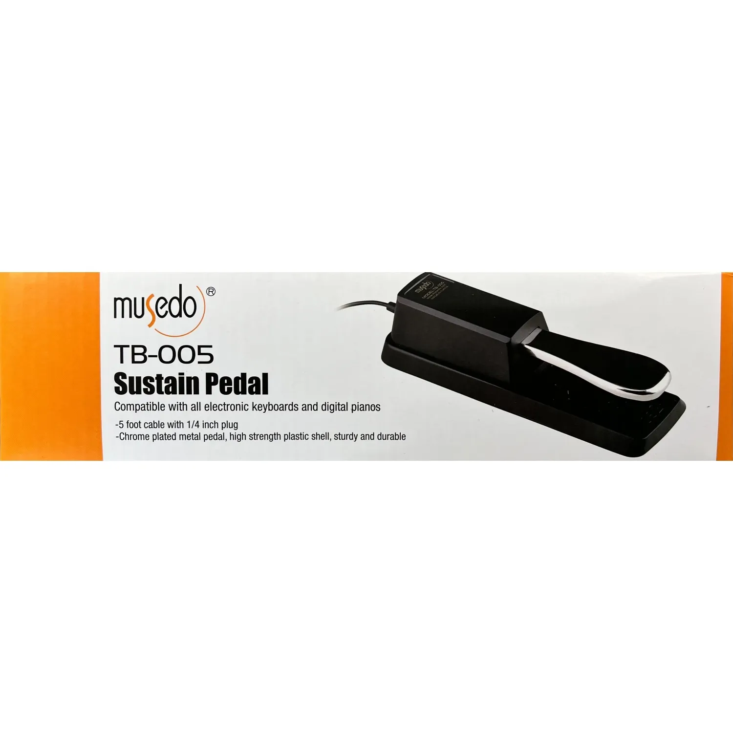 Musedo TB-005 Sustain Pedal for Electronic Keyboards - image 4