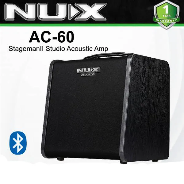 NUX AC-60 Stageman II Studio Acoustic Guitar Amplifier