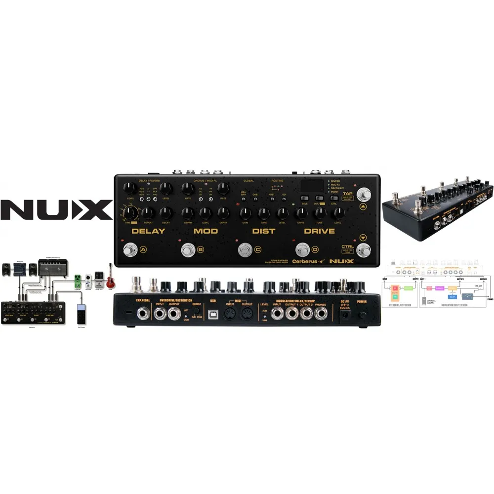 NUX Cerberus Multi Function Guitar Effect Pedal - image 7