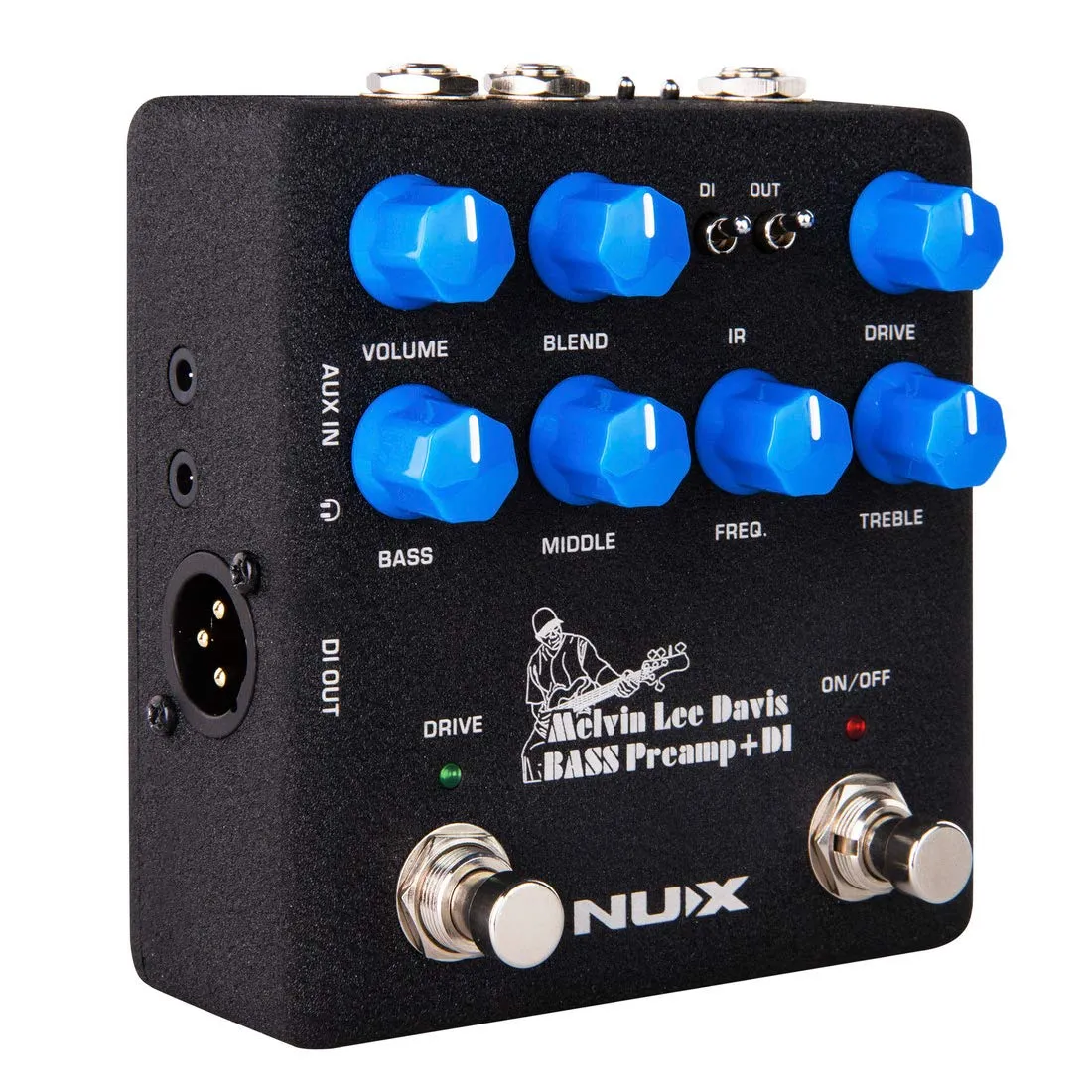 NUX Melvin Lee Davis NBP-5 Dual Switch Bass Preamp & DI - image 2
