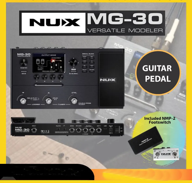 NUX MG-30 Guitar Multi-Effects Pedal
