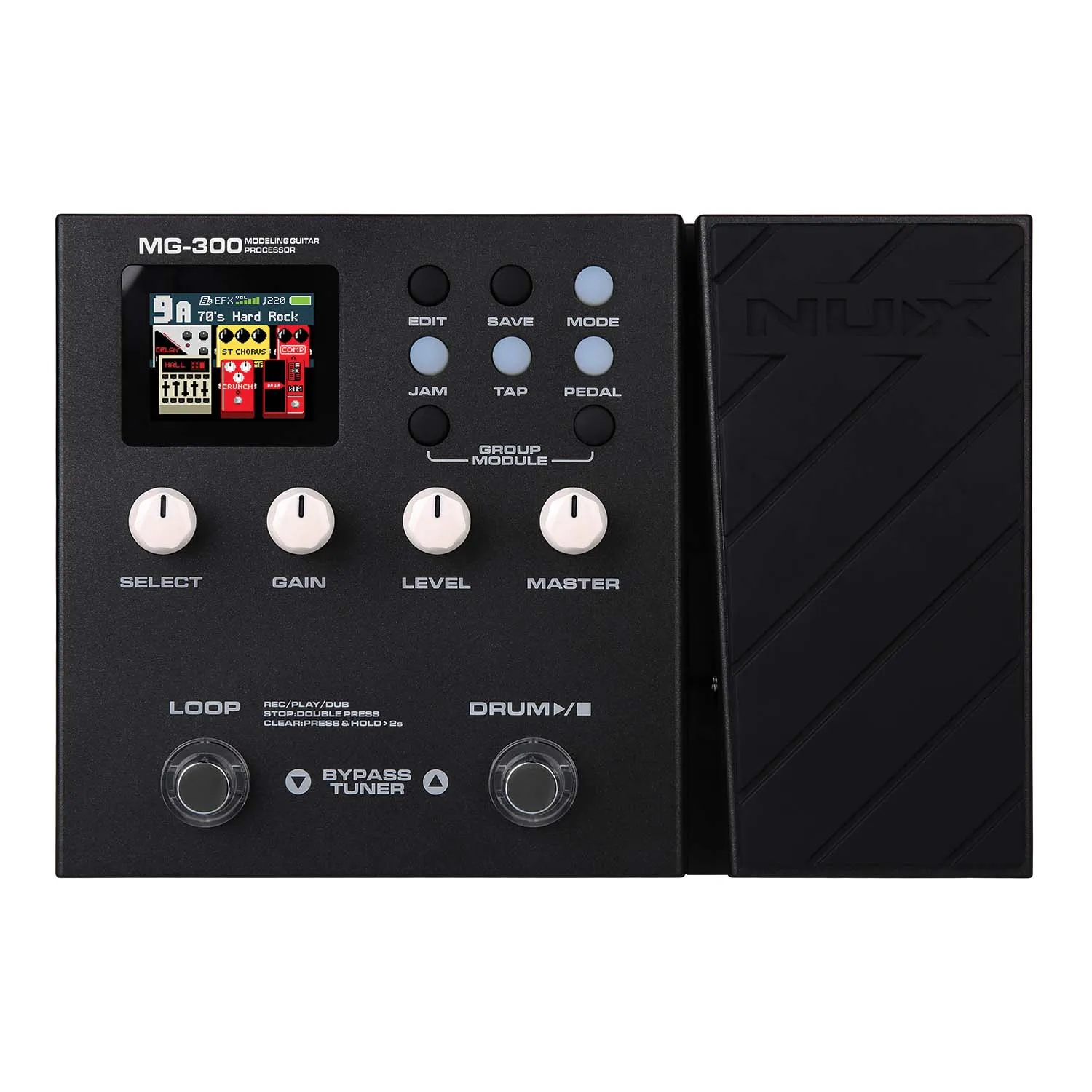NUX MG 300 Multi Effects Pedal TSAC-HD Pre-Effects