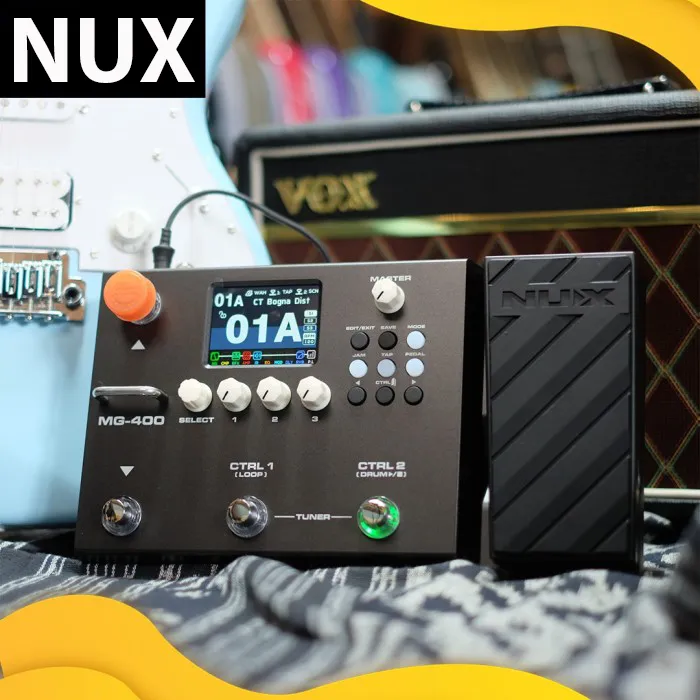 NuX MG-400 Modeling Guitar and Bass Floorboard Processor - image 3