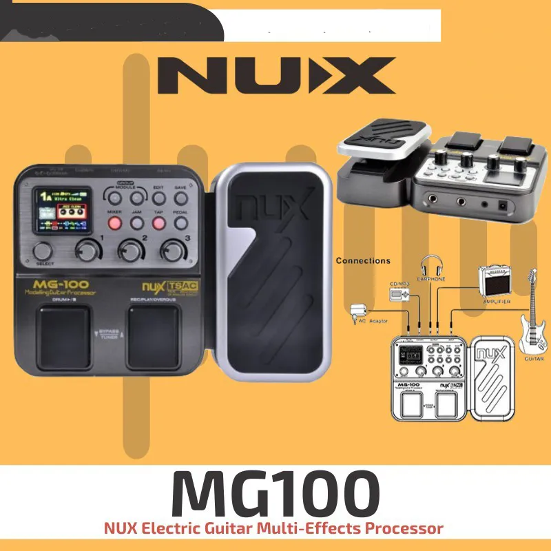 NUX MG100 Multi Effects Guitar Pedal - image 3