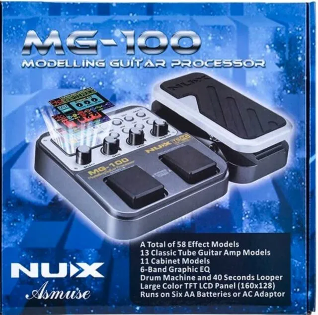 NUX MG100 Multi Effects Guitar Pedal - image 4