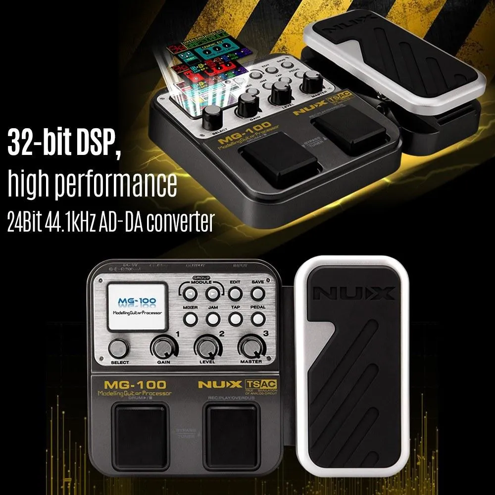 NUX MG100 Multi Effects Guitar Pedal - image 5