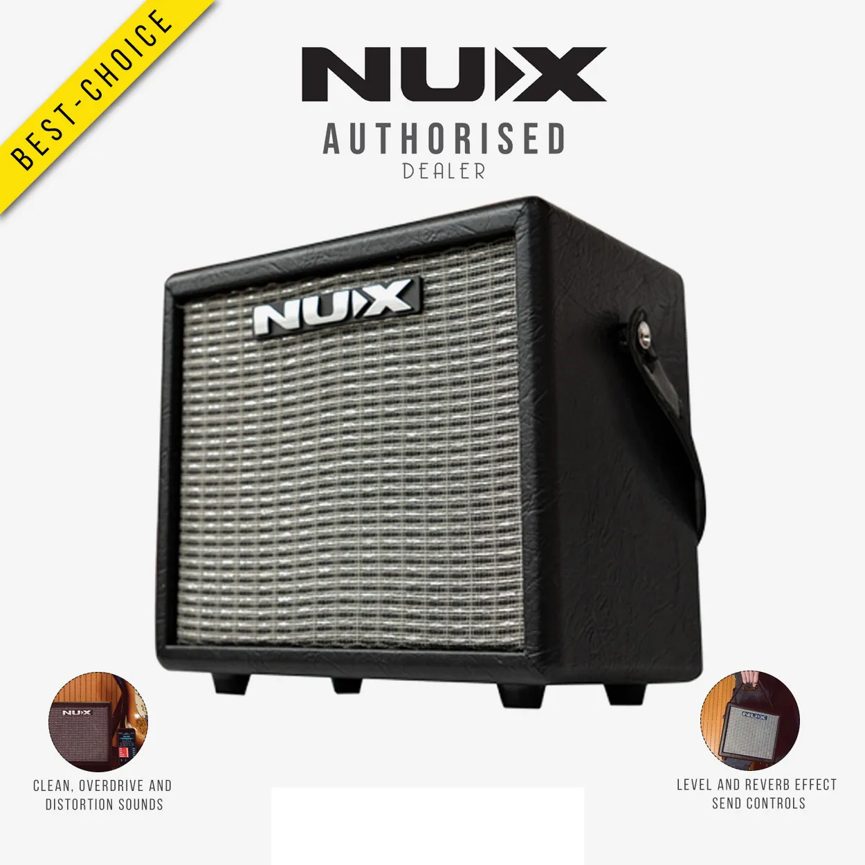 NUX Mighty 8BT Portable Electric Guitar Amplifier - image 3