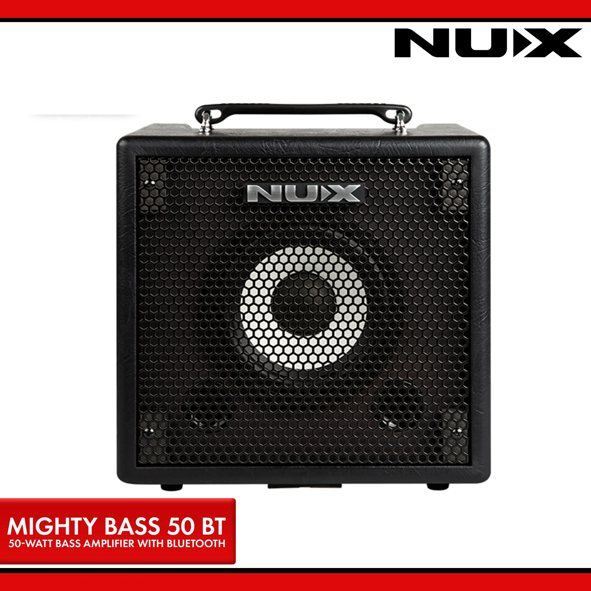 Nux Mighty Bass 50BT 50 Watt Bass Amp With Bluetooth & Effects