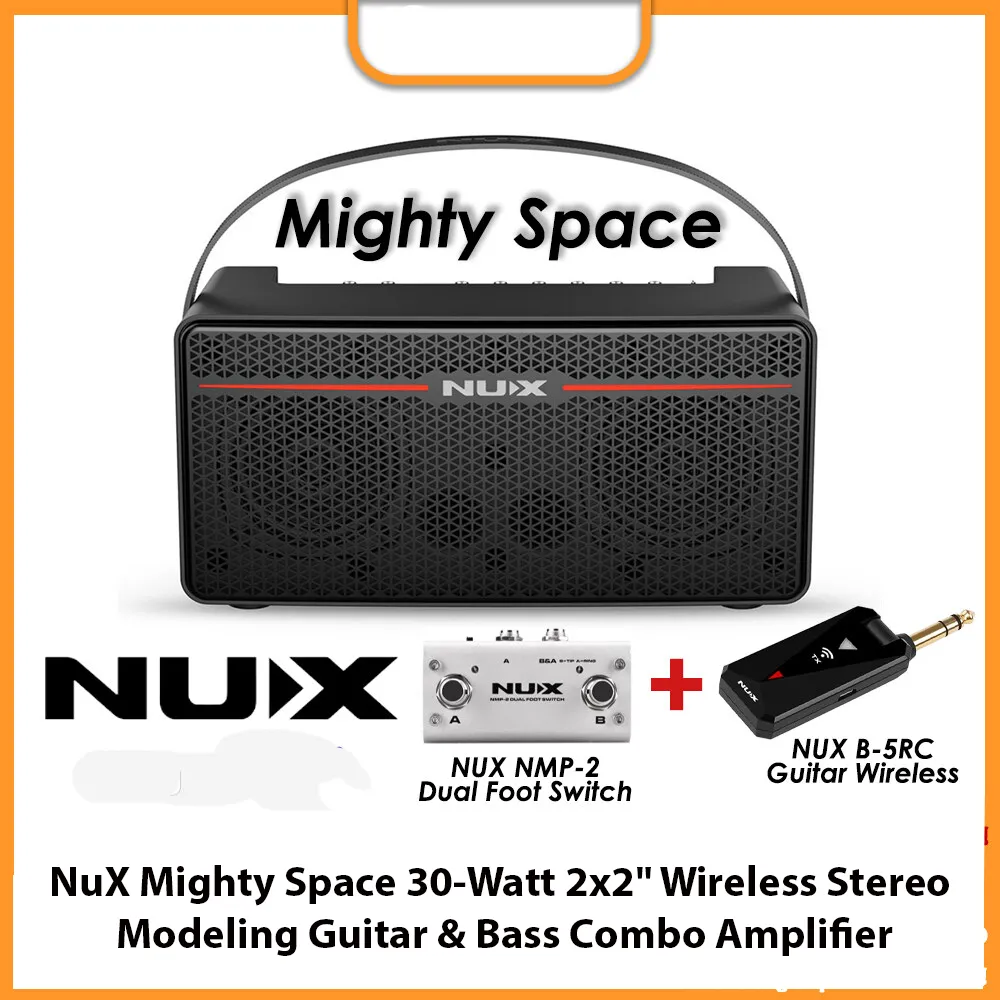NUX Mighty Space Wireless Modeling Guitar Amp 30W