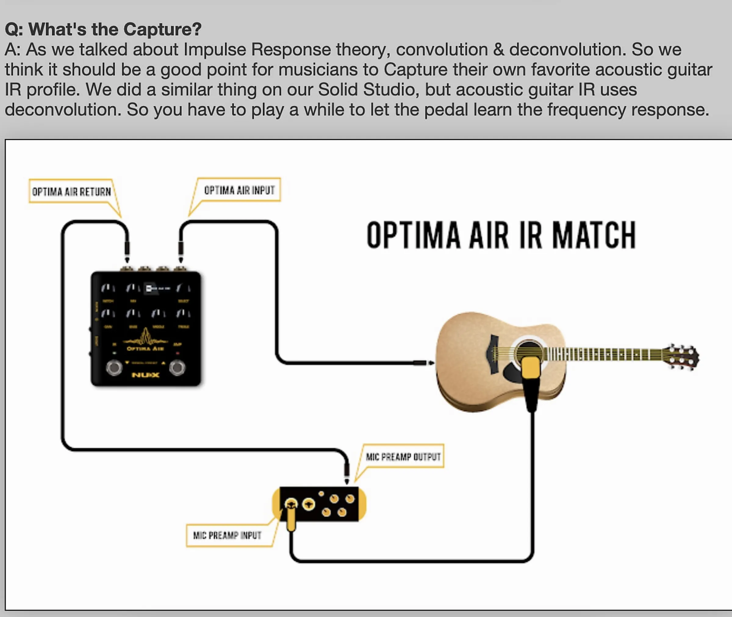 NUX NAI-5 Optima Air Dual-Switch Acoustic Guitar Simulator - image 8