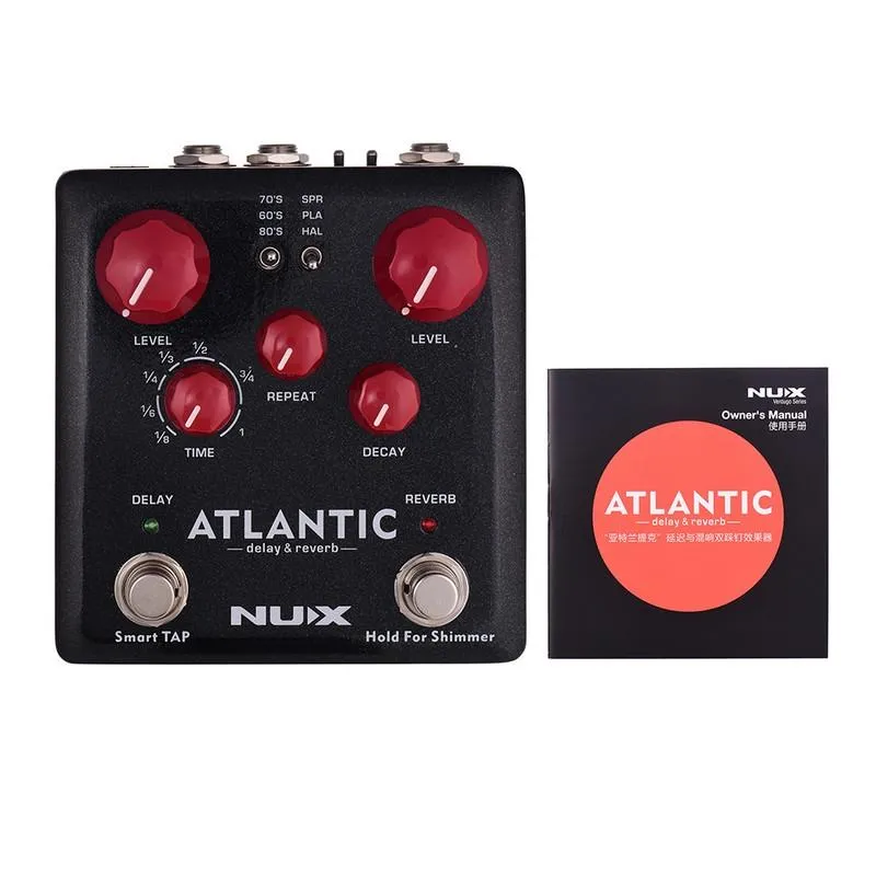 NUX NDR-5 ATLANTIC DELAY & REVERB STOMP BOX - image 2