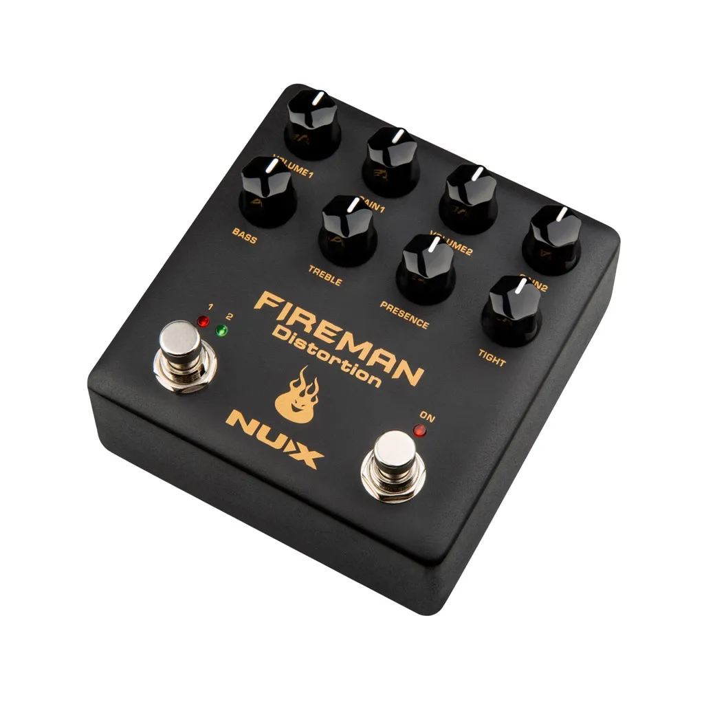 NUX NDS-5 Fireman Dual Channel Distortion Guitar Effect Pedal - image 2