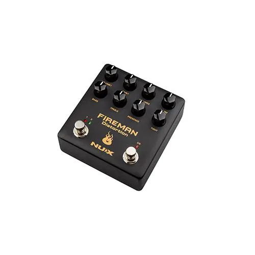 NUX NDS-5 Fireman Dual Channel Distortion Guitar Effect Pedal - image 3