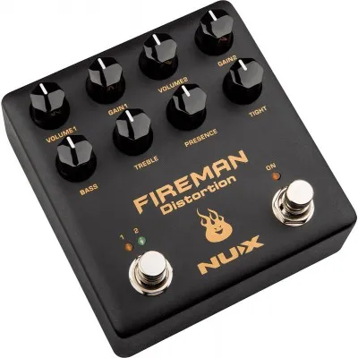 NUX NDS-5 Fireman Dual Channel Distortion Guitar Effect Pedal - image 4