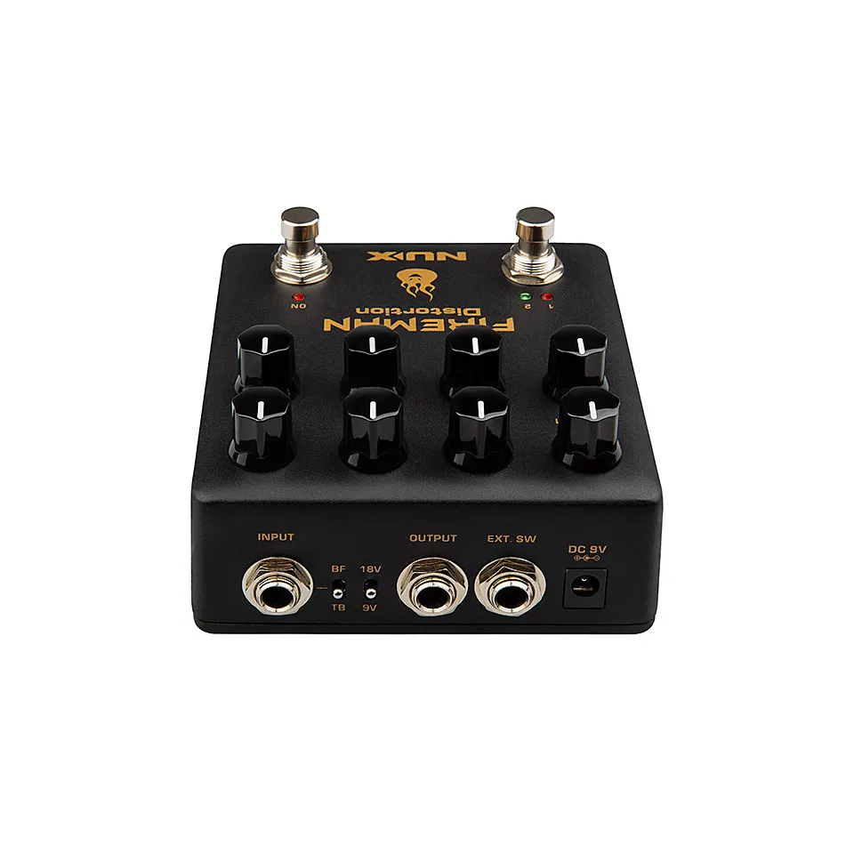 NUX NDS-5 Fireman Dual Channel Distortion Guitar Effect Pedal - image 5