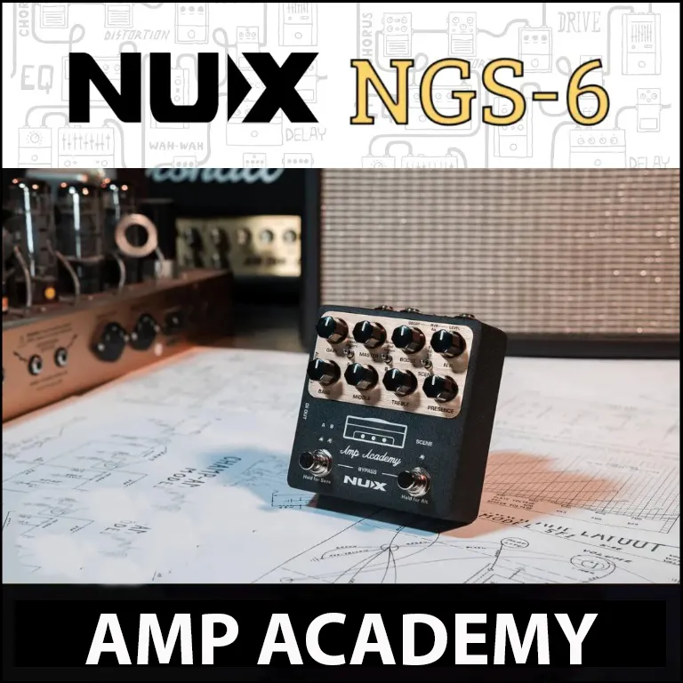 NUX NGS-6 Amp Academy Amp Modeler Guitar Pedal
