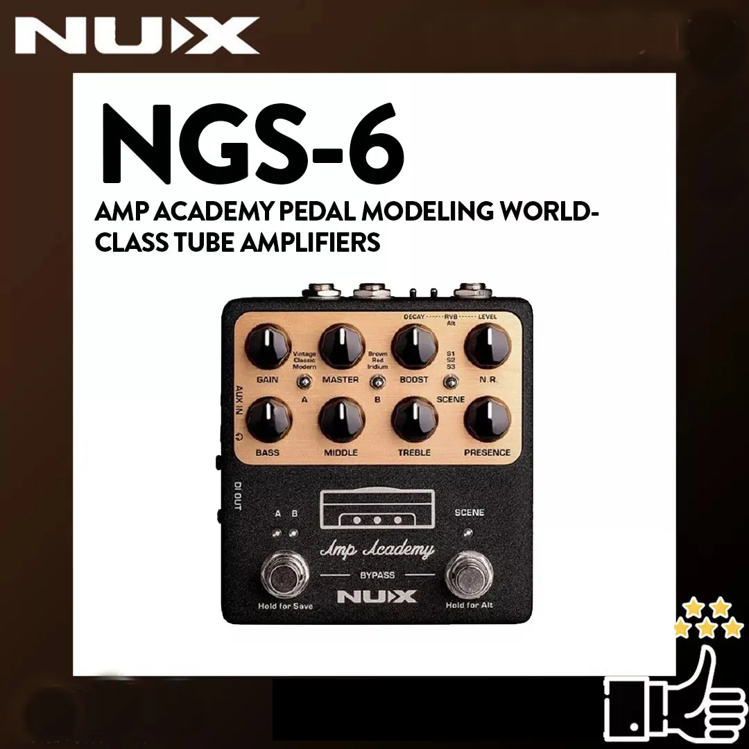 NUX NGS-6 Amp Academy Amp Modeler Guitar Pedal - image 7