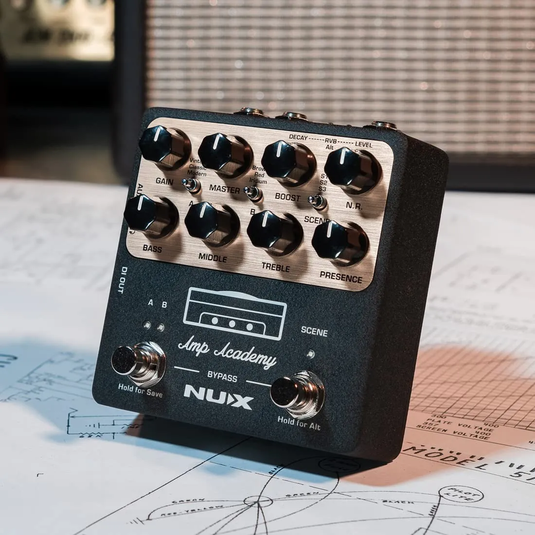 NUX NGS-6 Amp Academy Amp Modeler Guitar Pedal - image 8