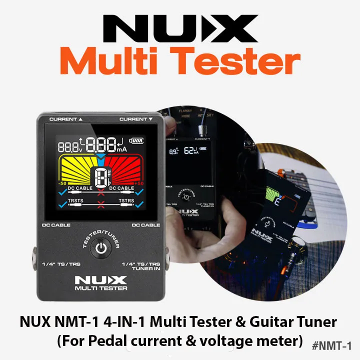 NUX NMT-1 4-IN-1 Multi Tester & Guitar Tuner