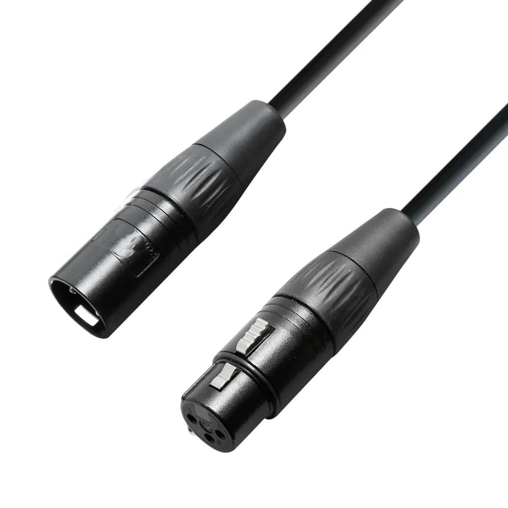 Black Professional Microphone Cable Balanced XLR to XLR - image 3