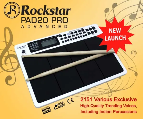 Rockstar PAD20 PRO Advanced Octa pad Electronic Drum - image 3
