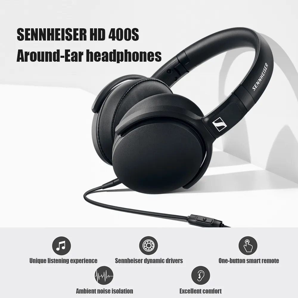 Sennheiser HD 400S Over-Ear Headphone with Smart Remote - image 4