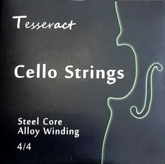 Tesseract Steel Core Cello 4 String 4/4 Full Set