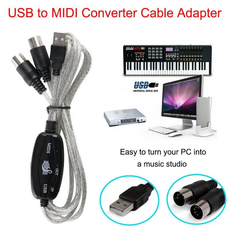 Generic USB TO Midi Cable For Music Midi Keyboards - image 4