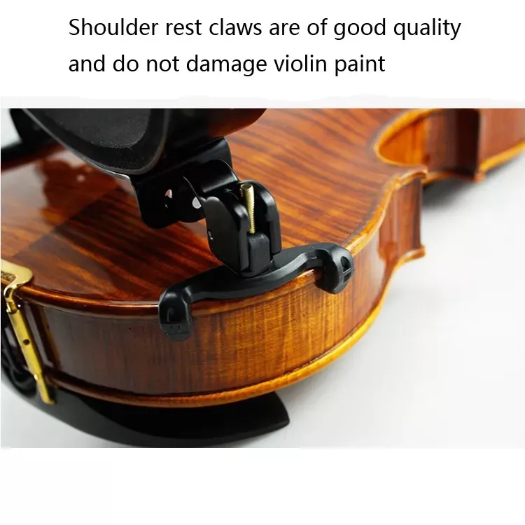Generic 4/4 Violin Shoulder Rest German Style Black Adjustable - image 8