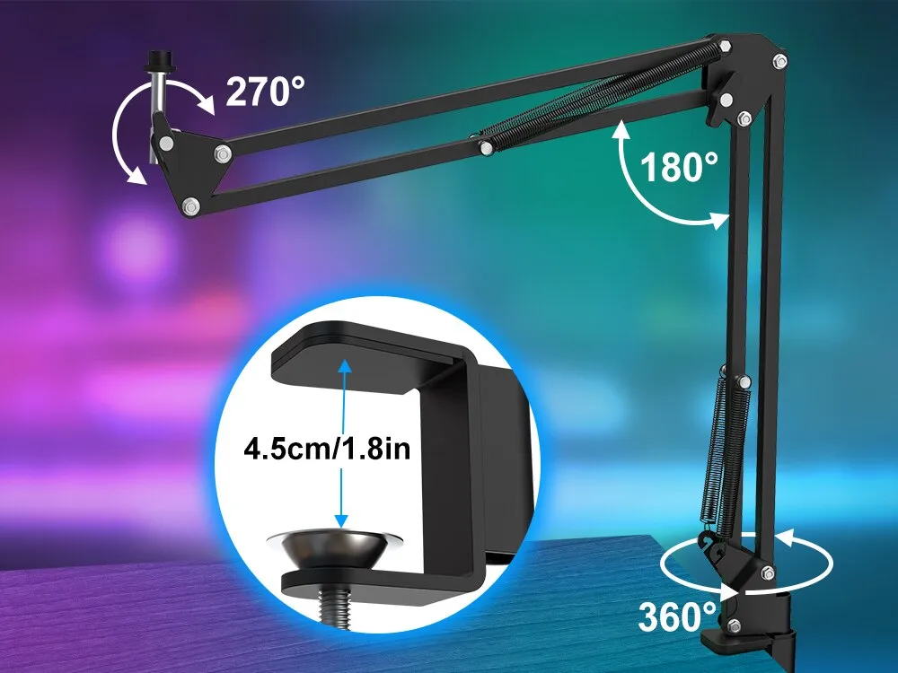 Zealsound Professional USB Streaming Podcast PC Microphone - image 6