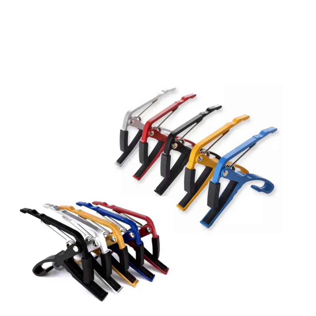 Generic Quick Change Metal Guitar Capo Blue Low Tension