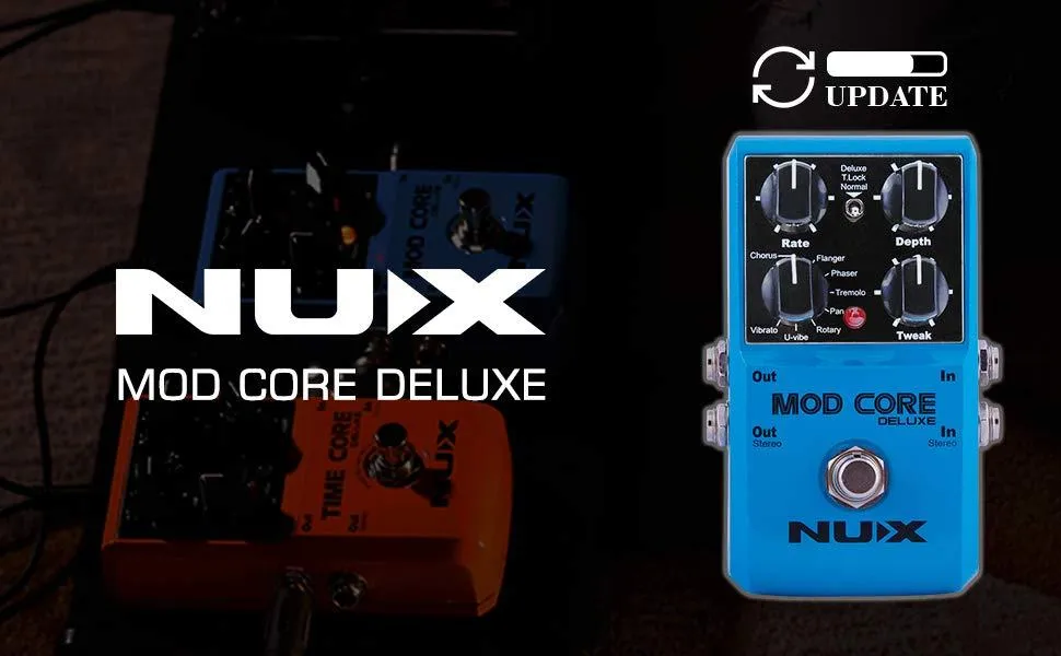 NUX MOD CORE DELUXE Chorus Flanger Phaser Guitar Pedal - image 2