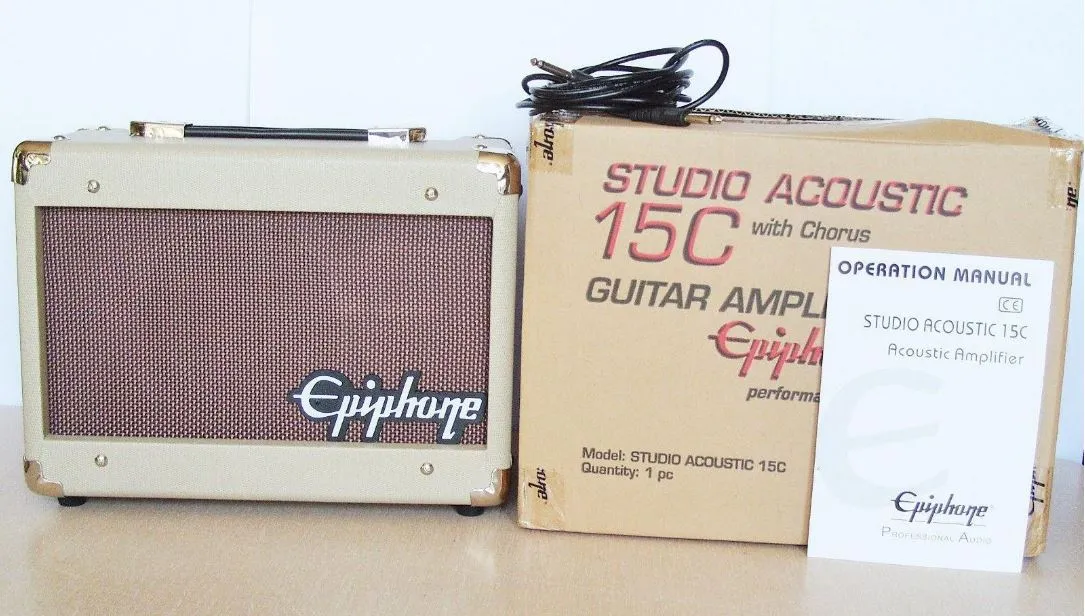 Epiphone Studio Acoustic 15C Amplifier Chorus Effect - image 2