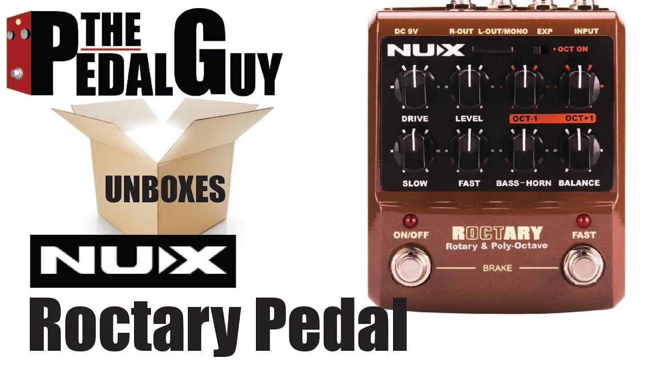 NUX ROCTARY Force Guitar Effect Pedal 2-in-1 Rotary Speaker & Octave - image 4